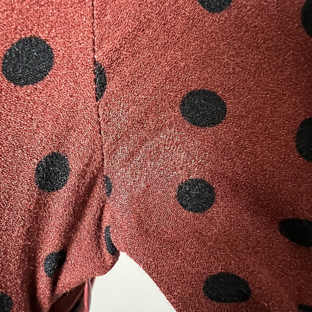 Reformation Dress Mini Polka Dot Cottage Dark Academia French Girl Chic Retro - Picture 6 of 9